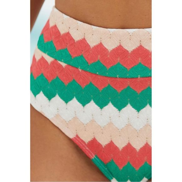 Anthropologie Montce Gelato High-Rise Ruched Bikini Bottoms Size Small or Large - Picture 5 of 10